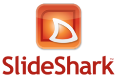 SlideShark Logo. PowerPoint Präsentationen auf dem iPad.